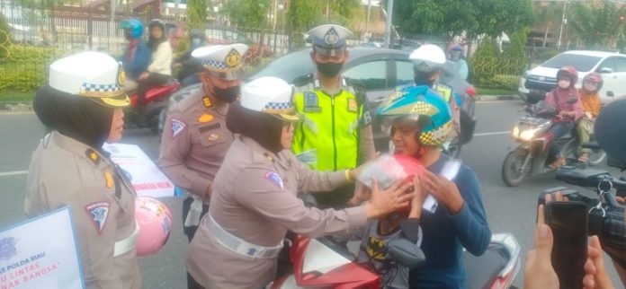 Polisi Tertibkan Pengguna Jalan Raya, 46 Pemotor Ditilang